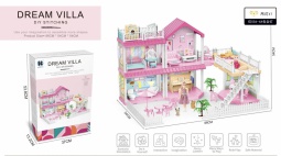 Ляльковий будиночок з меблями "Dream Villa"556-4А 190pcs